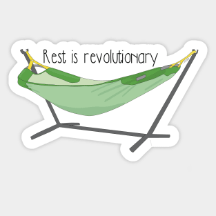 Rest is revolutionary Sticker